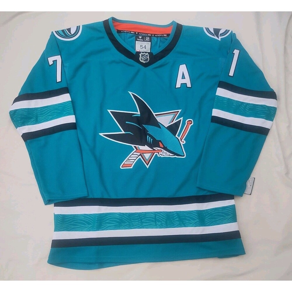 Macklin Celebrini San Jose Sharks Home Jersey Men’s Sz 54 New